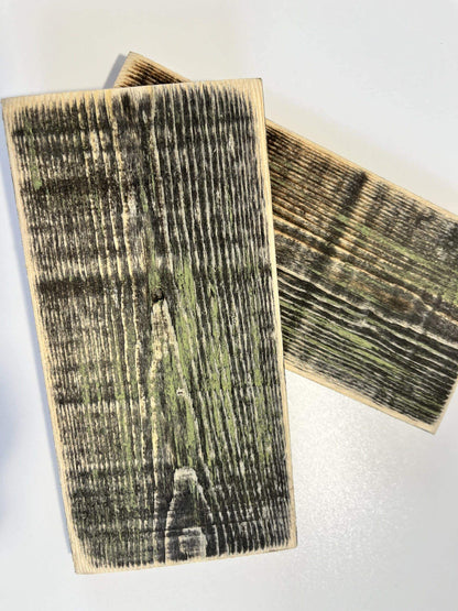 Reclaimed & Recycled Ebony & Olive Wash image 0