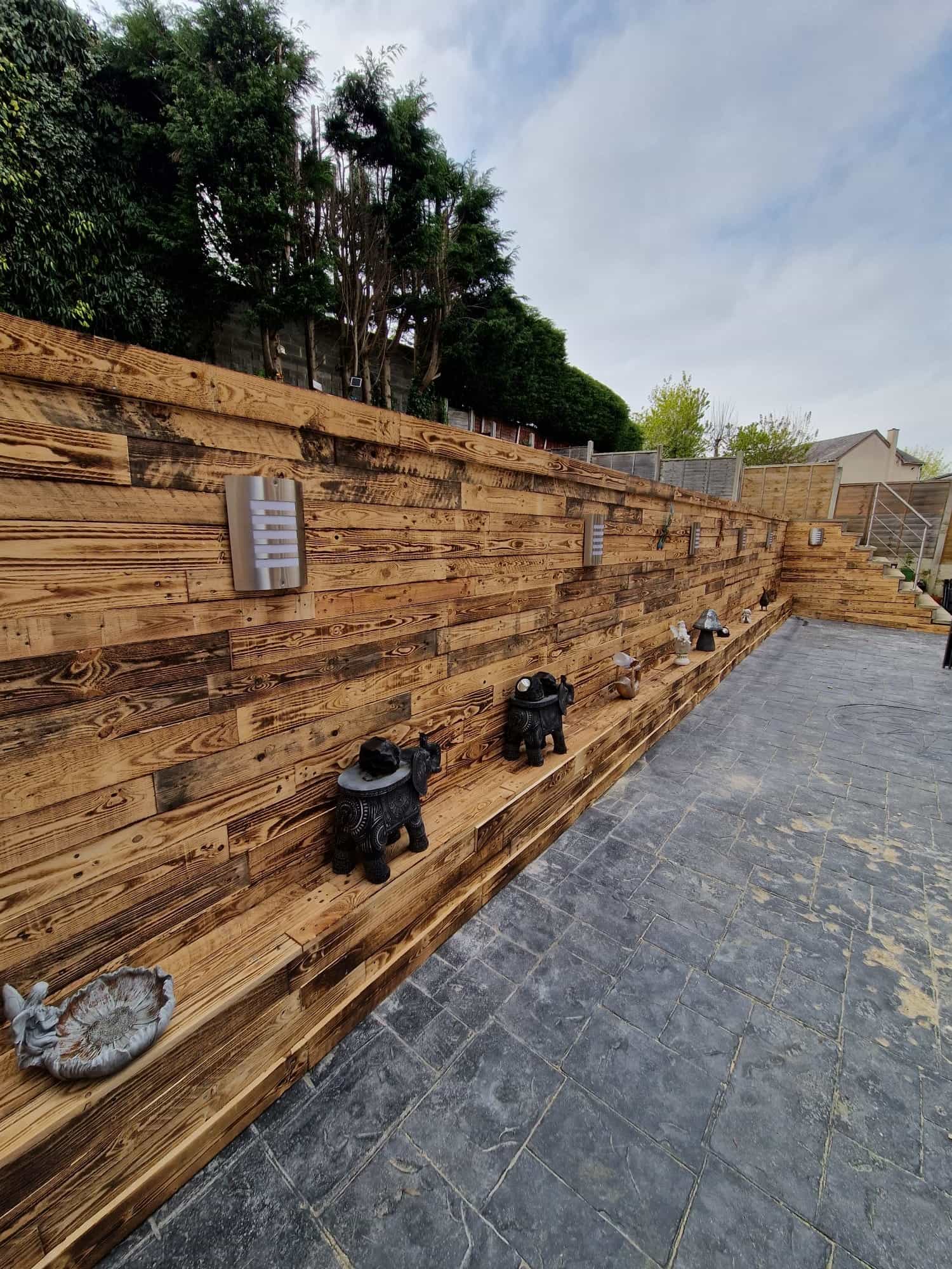 Reclaimed Scorched Pallet Wood image 13