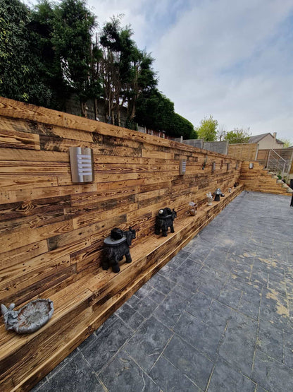 Reclaimed Scorched Pallet Wood image 13