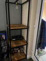 Rustic Oak Wrap Around Shelves image 1