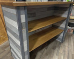 Bespoke Solid Wood Heavy Duty Home/Garden Bar with shelving image 2