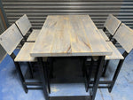 Driftwood Bar Table Set image 2