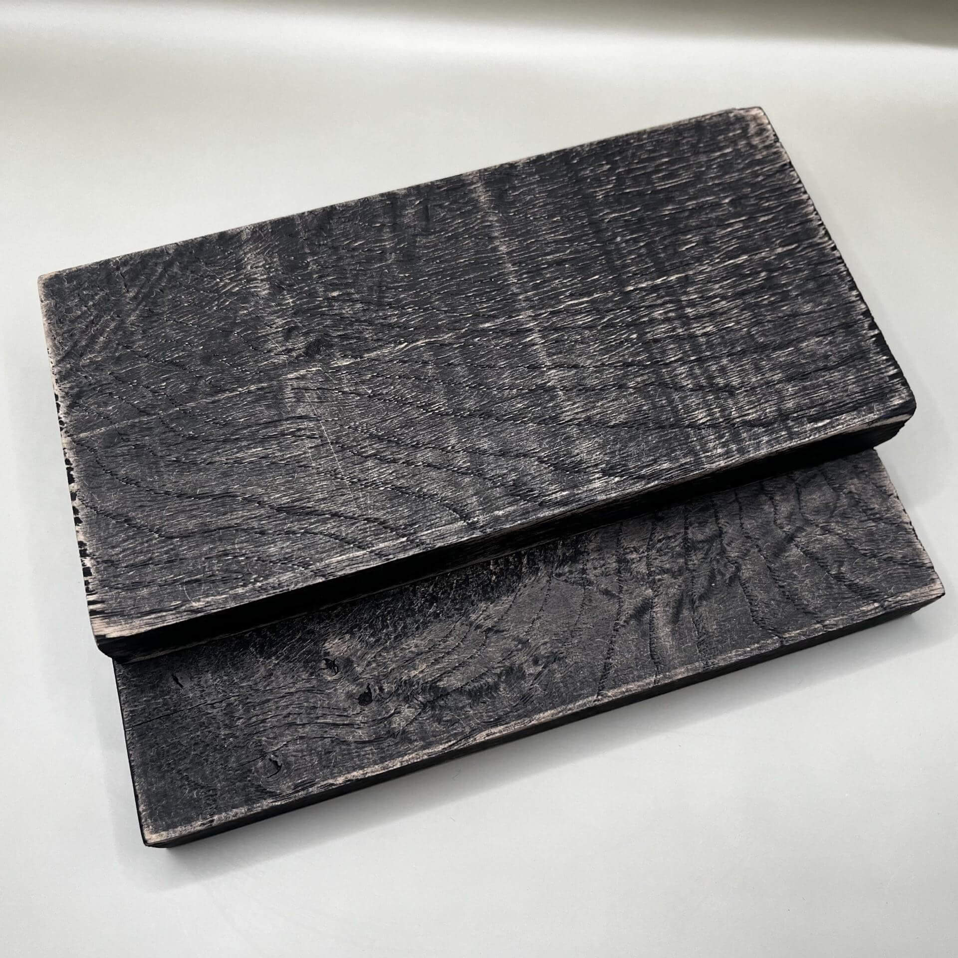 Intense Black Character Oak Cladding image 2