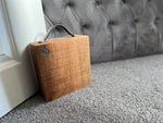 Chunky Heavy Oak Doorstops With Handles image 5