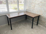 Rustic Home Office Oak Desk Made By Hand image 1