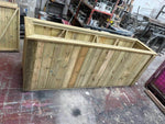 Hand Made Large Wooden Heavy Duty Tall Garden Patio Planters image 5