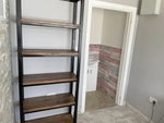 Industrial Style Rustic Oak Tall Shelving Unit image 2