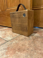 Chunky Heavy Oak Doorstops With Handles image 3