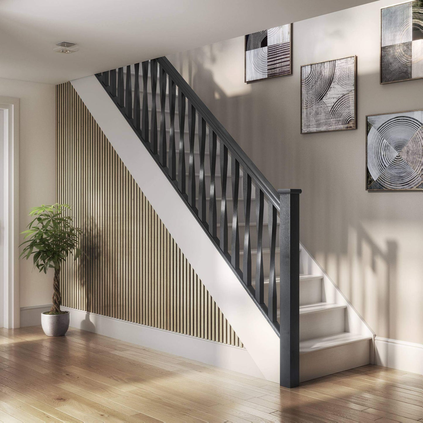 Acoustic Slat Wall Panels Light Oak image 1