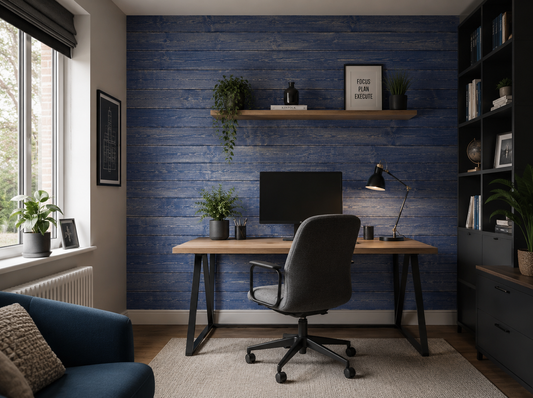 Ice Blue Character Oak Cladding