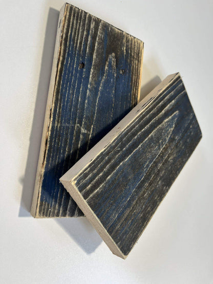Reclaimed & Recycled Ebony & Royal Blue Wash image 1