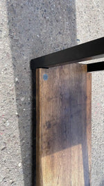 Industrial Style Rustic Oak Tall Shelving Unit image 1