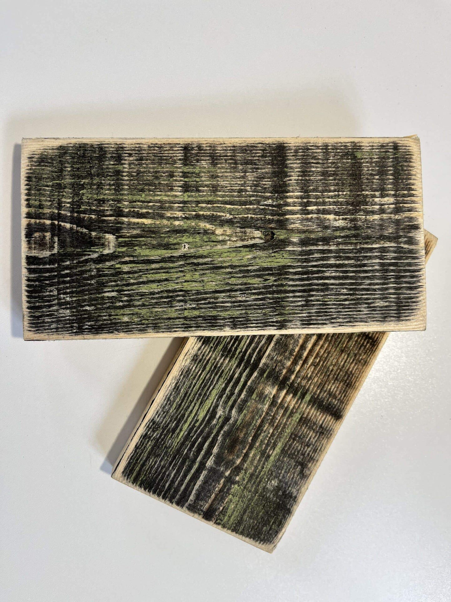 Reclaimed & Recycled Ebony & Olive Wash image 1