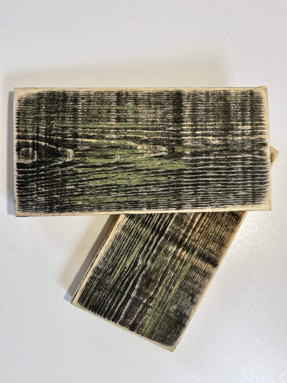 Reclaimed & Recycled Ebony & Olive Wash image 1