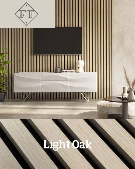 Acoustic Slat Wall Panels Light Oak image 10