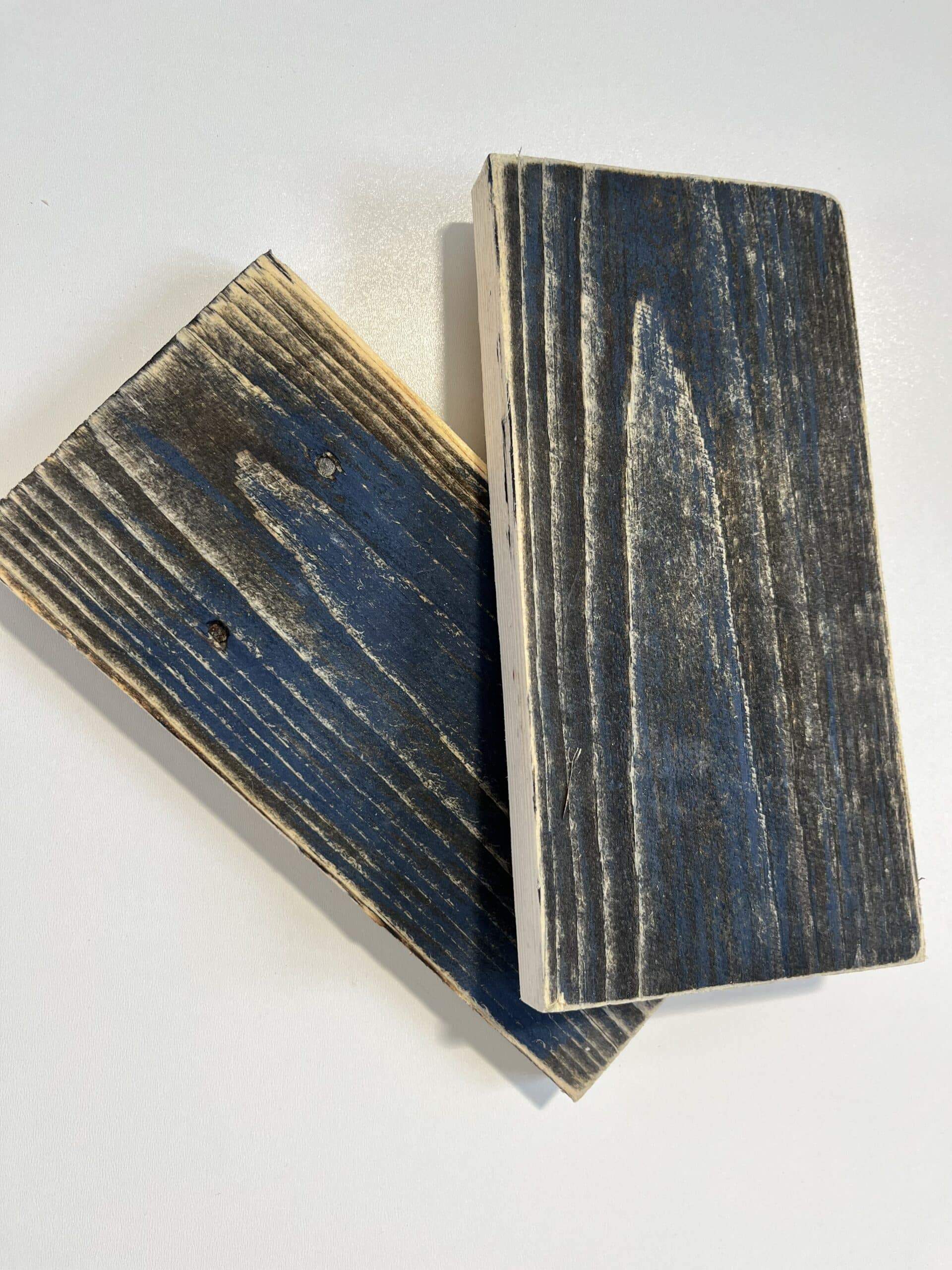 Reclaimed & Recycled Ebony & Royal Blue Wash image 0