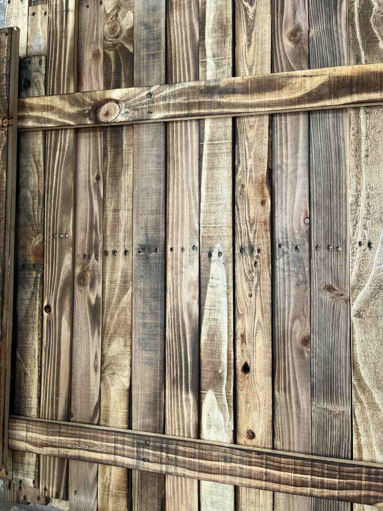 Reclaimed Scorched Pallet Wood image 3