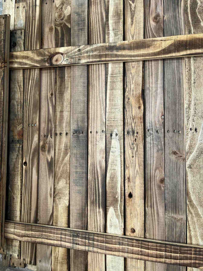 Reclaimed Scorched Pallet Wood image 3