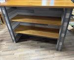 Bespoke Solid Wood Heavy Duty Home/Garden Bar with shelving image 0