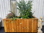 Hand Made Large Wooden Heavy Duty Tall Garden Patio Planters image 1
