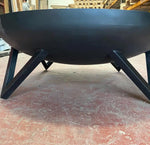Fire Pit, Robust Steel Outdoor Log Burner Hand Made image 1