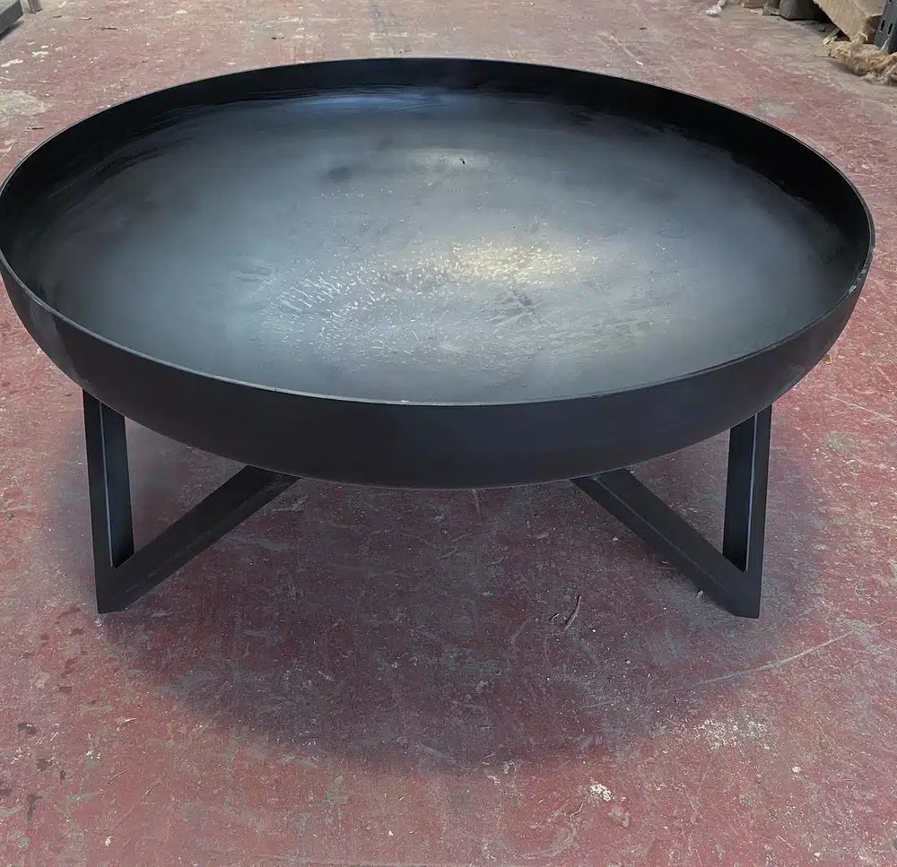 Fire Pit, Robust Steel Outdoor Log Burner Hand Made image 0