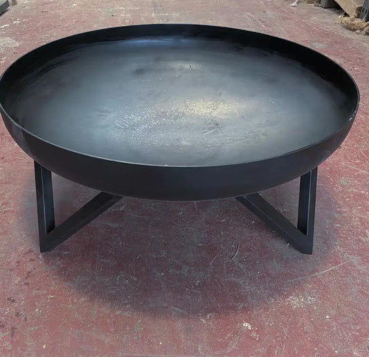 Fire Pit, Robust Steel Outdoor Log Burner Hand Made image 0
