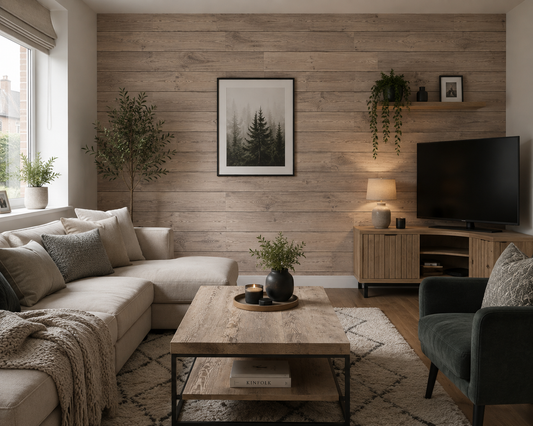 Dirty Grey Character Oak Cladding