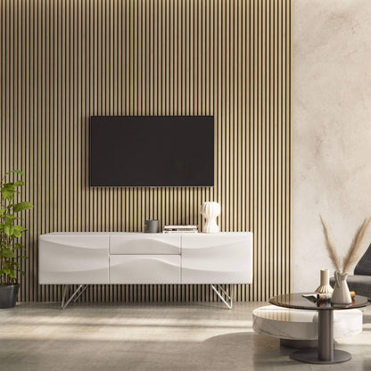 Acoustic Slat Wall Panels Light Oak image 0