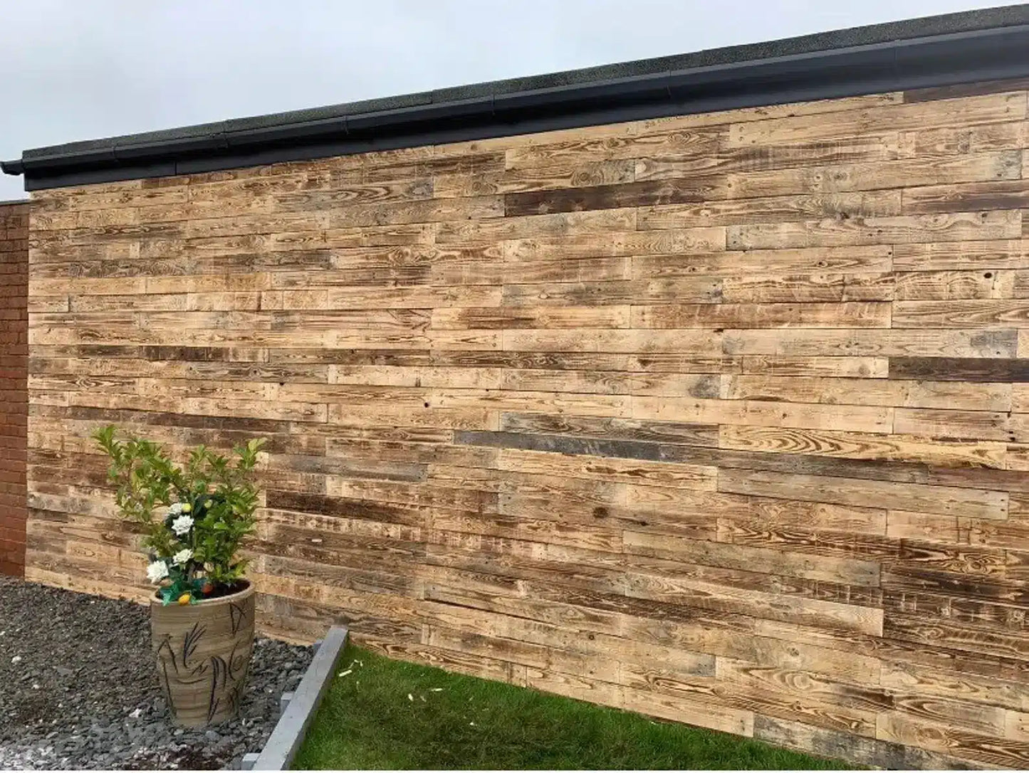 Reclaimed Scorched Pallet Wood image 11