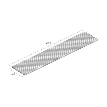 Acoustic Slat Wall Panels Light Oak image 7