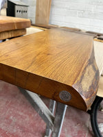 Large Live Edge Oak Wooden Chopping Board/Cutting Block image 2