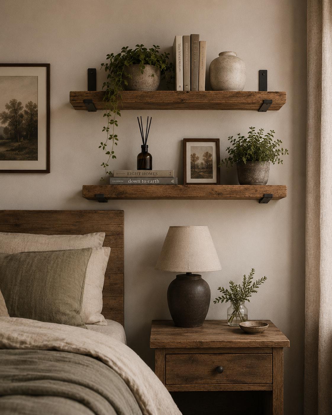 Rustic Wooden Shelves