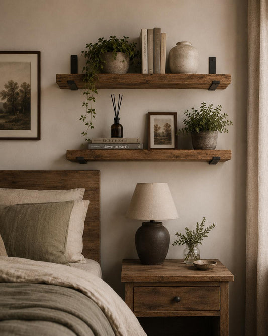 Rustic Wooden Shelves