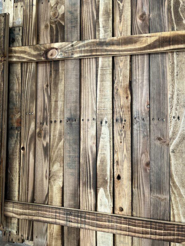 Reclaimed Scorched Pallet Wood - Image 4