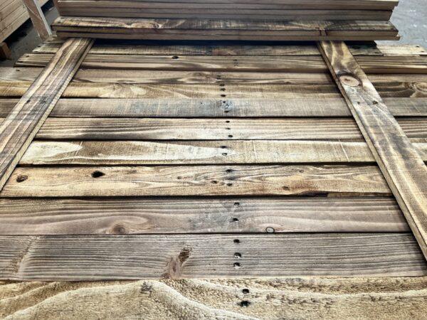 Reclaimed Scorched Pallet Wood - Image 6