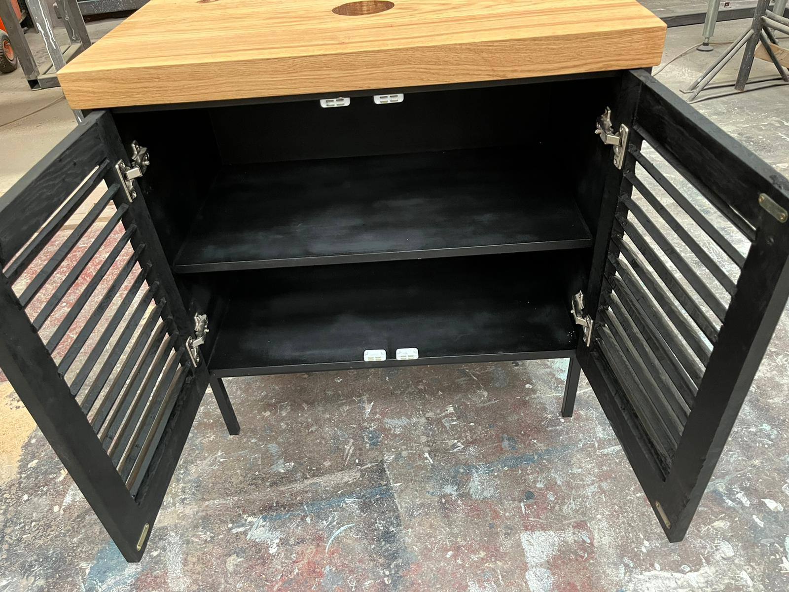 Solid Oak Bathroom Unit - Funky Timber