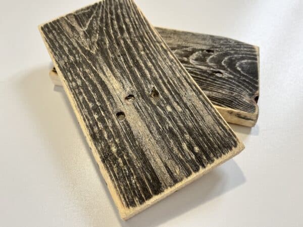 Reclaimed & Recycled Ebony & Gold Wash Sample