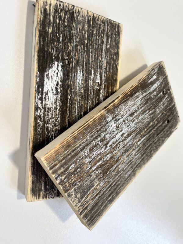 Reclaimed & Recycled Ebony & Ice White Wash - Image 2