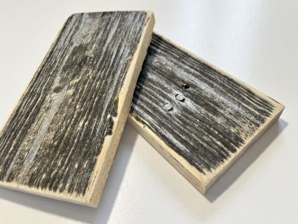 Reclaimed & Recycled Ebony & Silver Wash Sample - Image 2