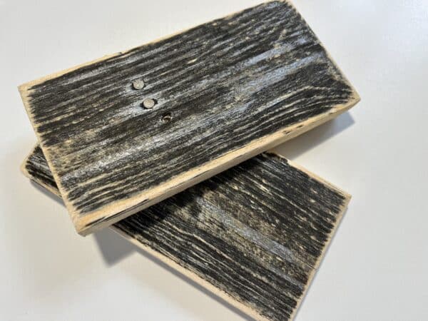 Reclaimed & Recycled Ebony & Silver Wash Sample
