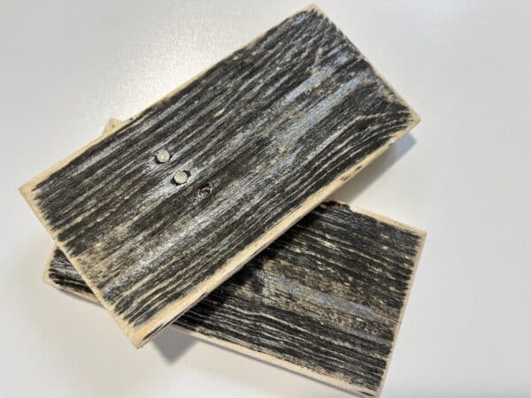Reclaimed & Recycled Ebony & Silver Wash Sample - Image 3