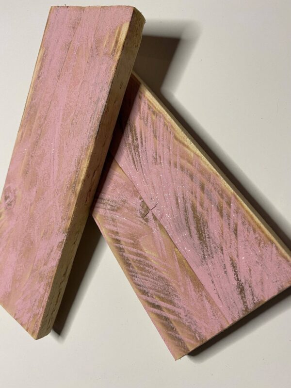 Premium Pastel Pink Shimmer Sample - Image 3