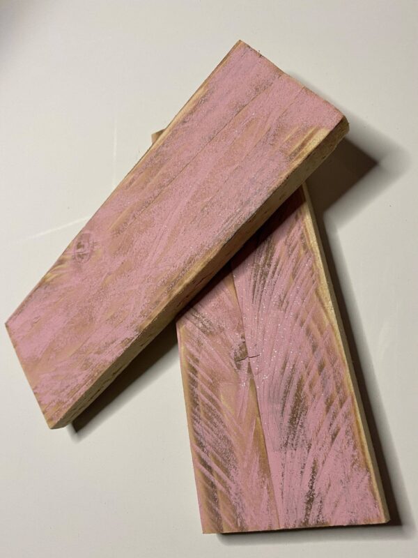 Premium Pastel Pink Shimmer Sample - Image 2