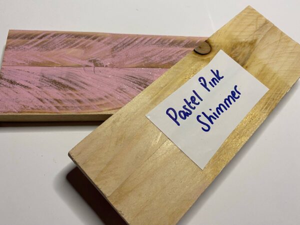 Premium Pastel Pink Shimmer Sample - Image 4