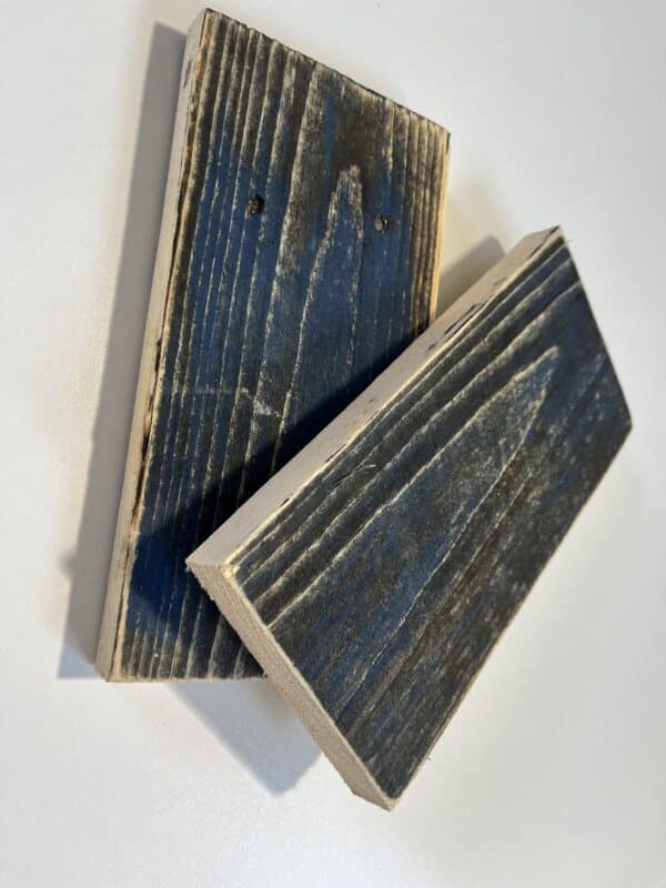 Reclaimed & Recycled Ebony & Royal Blue Wash Sample - Image 2