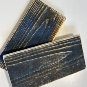 Premium Ebony & Royal Blue Wash Sample