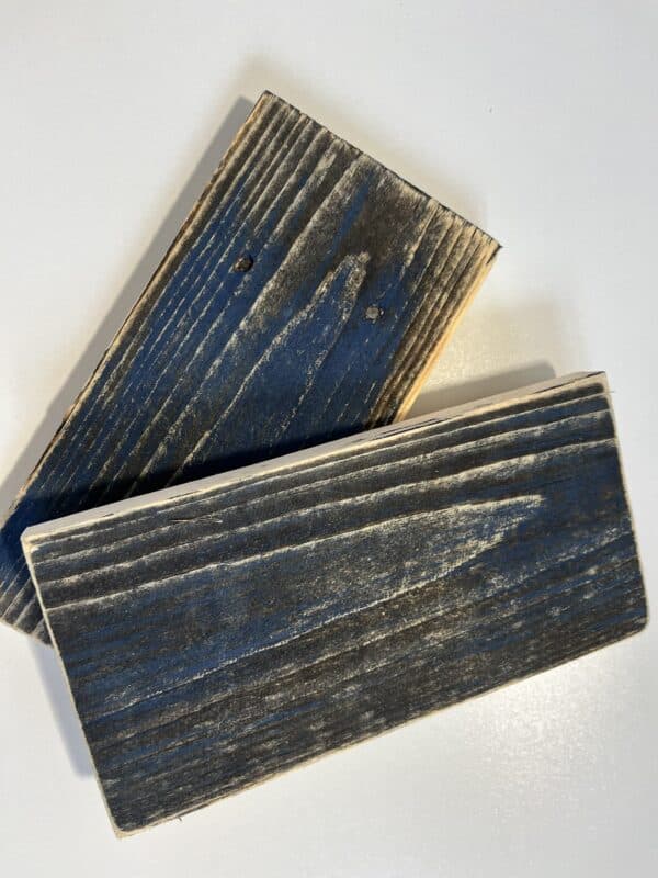 Premium Ebony & Royal Blue Wash Sample