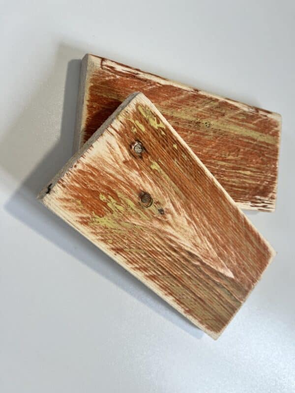 Reclaimed & Recycled Rosewood & Mustard Wash Sample - Image 4