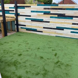 Teal Timber Cladding